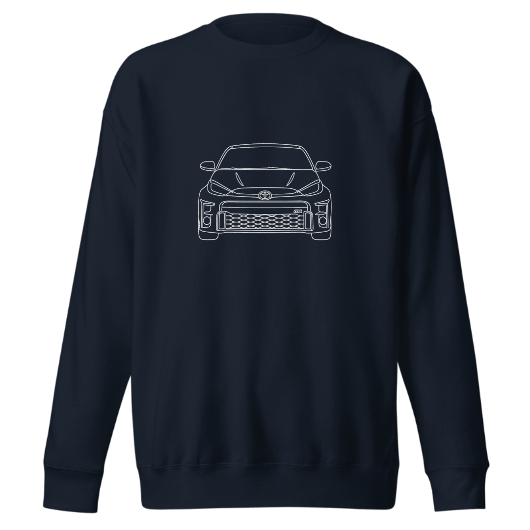 NAISKA Toyota Yaris GR Line-Art Premium Sweatshirt