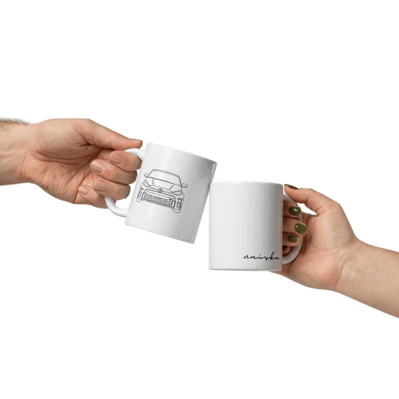NAISKA Toyota Yaris GR Line-Art Mug