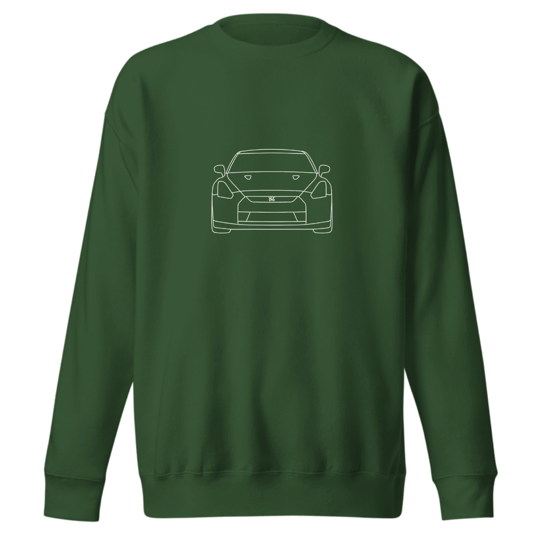 NAISKA Nissan GTR Line-Art Premium Sweatshirt
