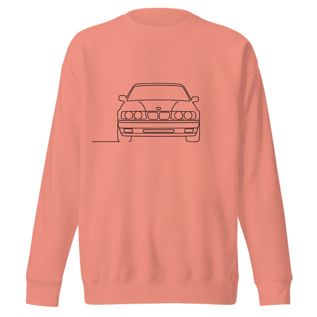 NAISKA BMW E34 Line-Art Premium Sweatshirt