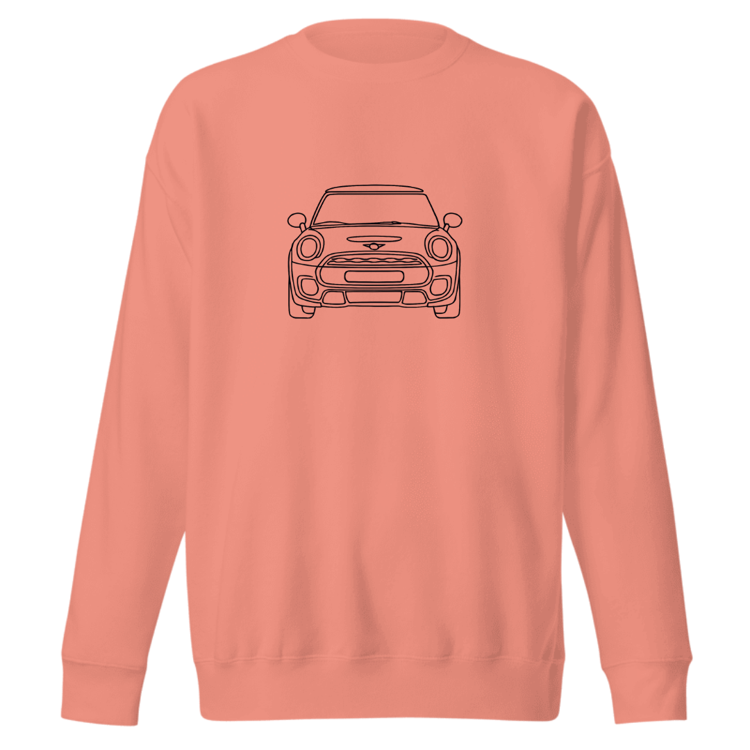 NAISKA Mini Cooper John Cooper Works Line-Art Premium Sweatshirt