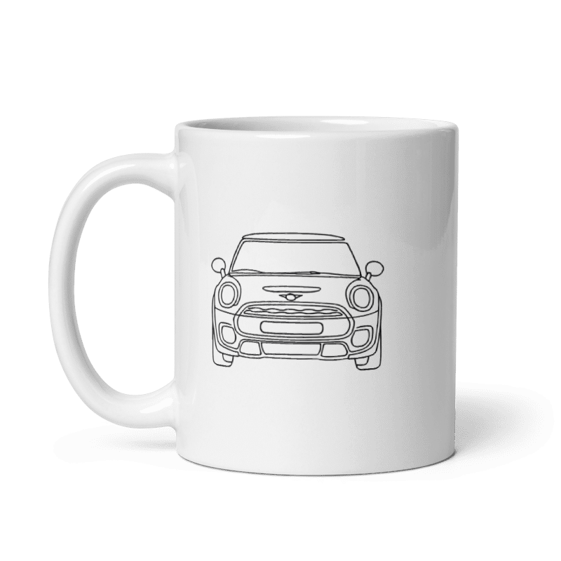 NAISKA Mini Cooper John Cooper Works Line-Art Mug