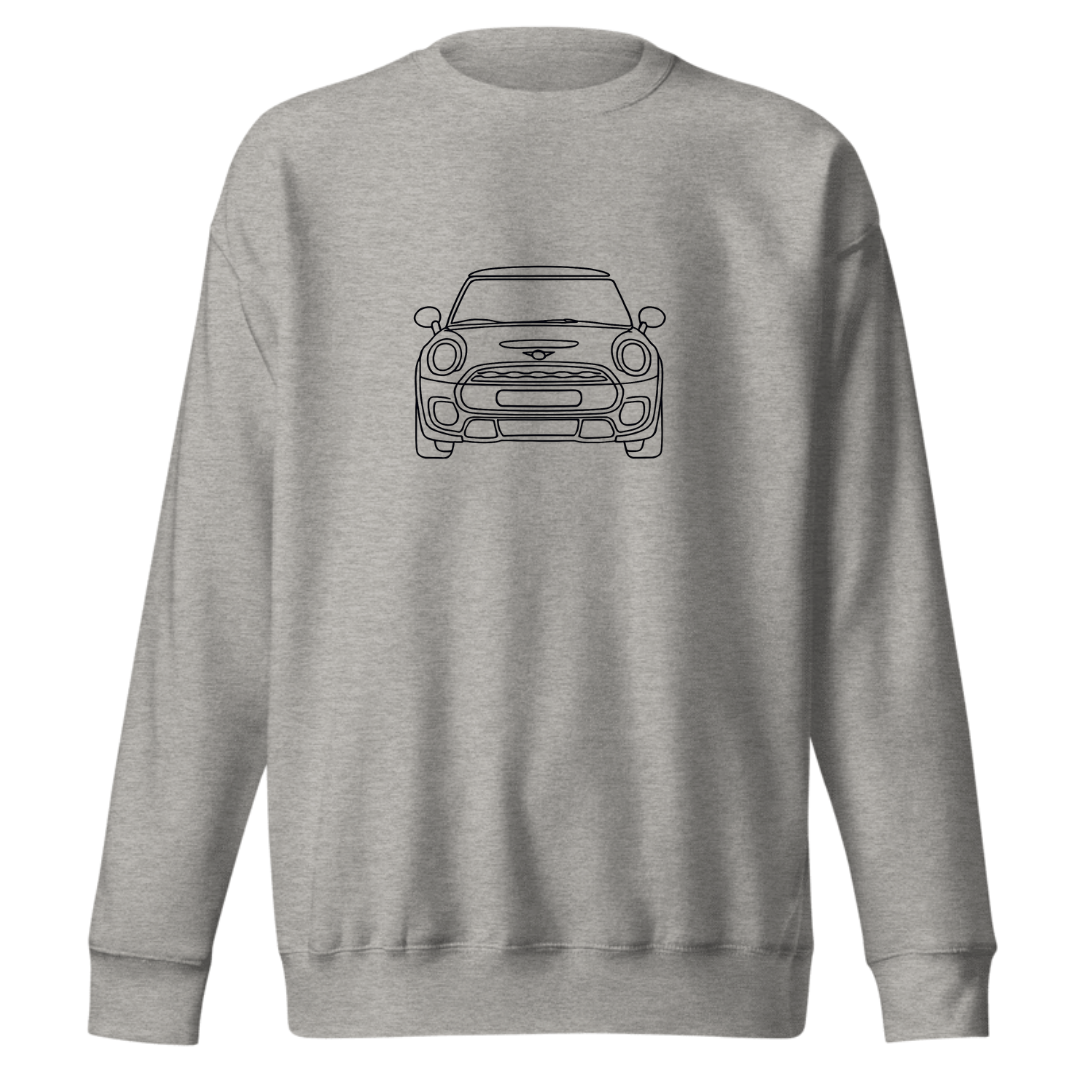 NAISKA Mini Cooper John Cooper Works Line-Art Premium Sweatshirt