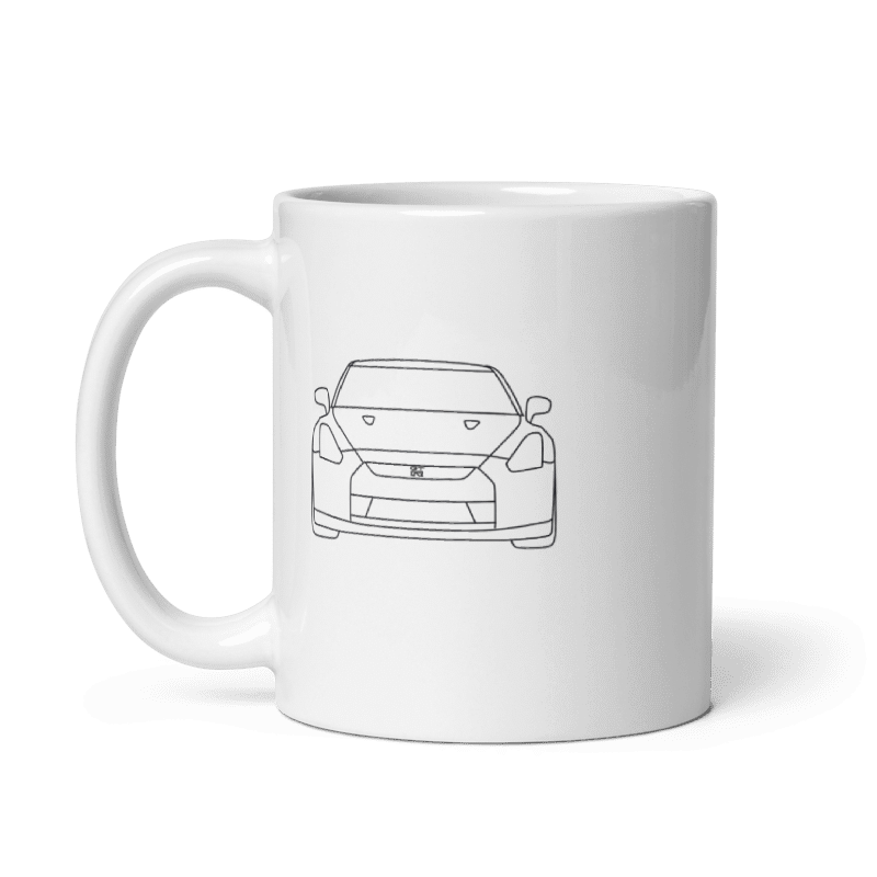 NAISKA Nissan GTR Line-Art Mug