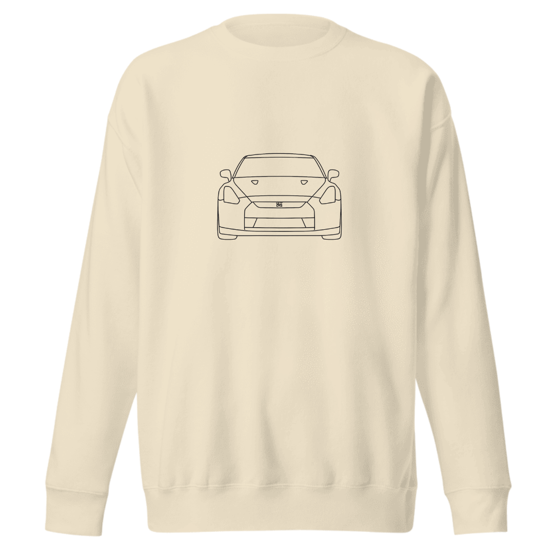 NAISKA Nissan GTR Line-Art Premium Sweatshirt
