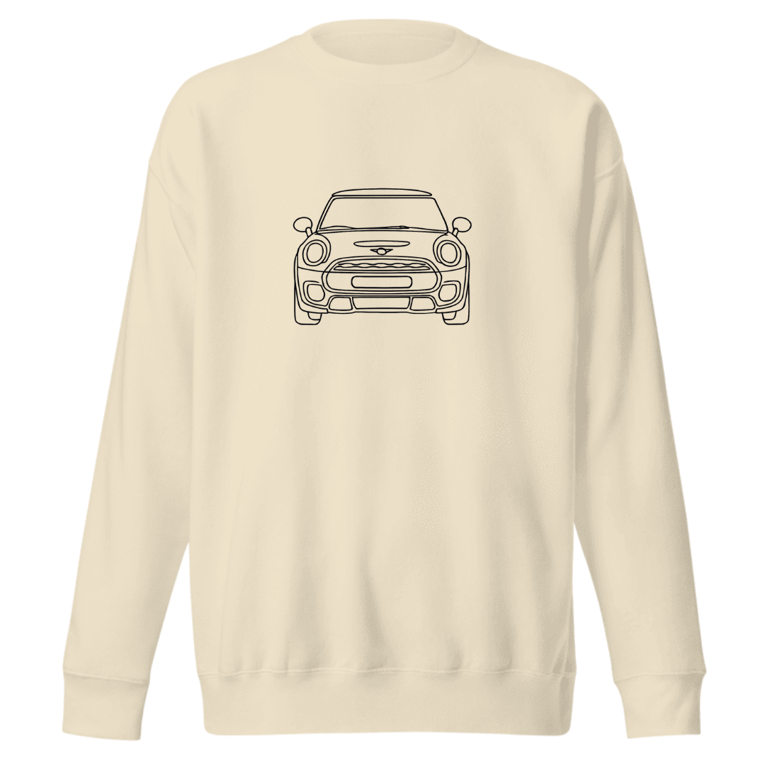 NAISKA Mini Cooper John Cooper Works Line-Art Premium Sweatshirt