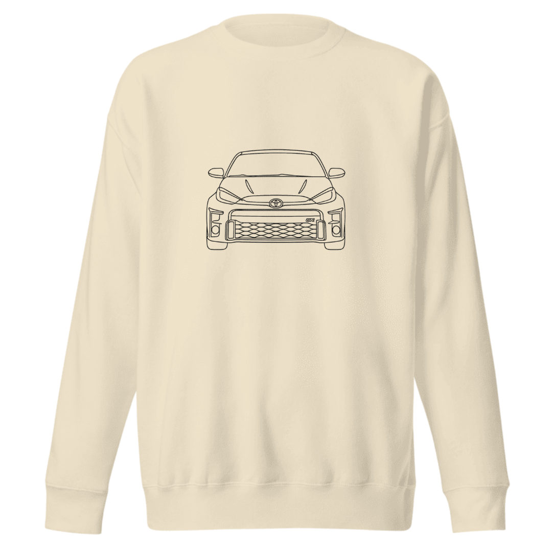 NAISKA Toyota Yaris GR Line-Art Premium Sweatshirt