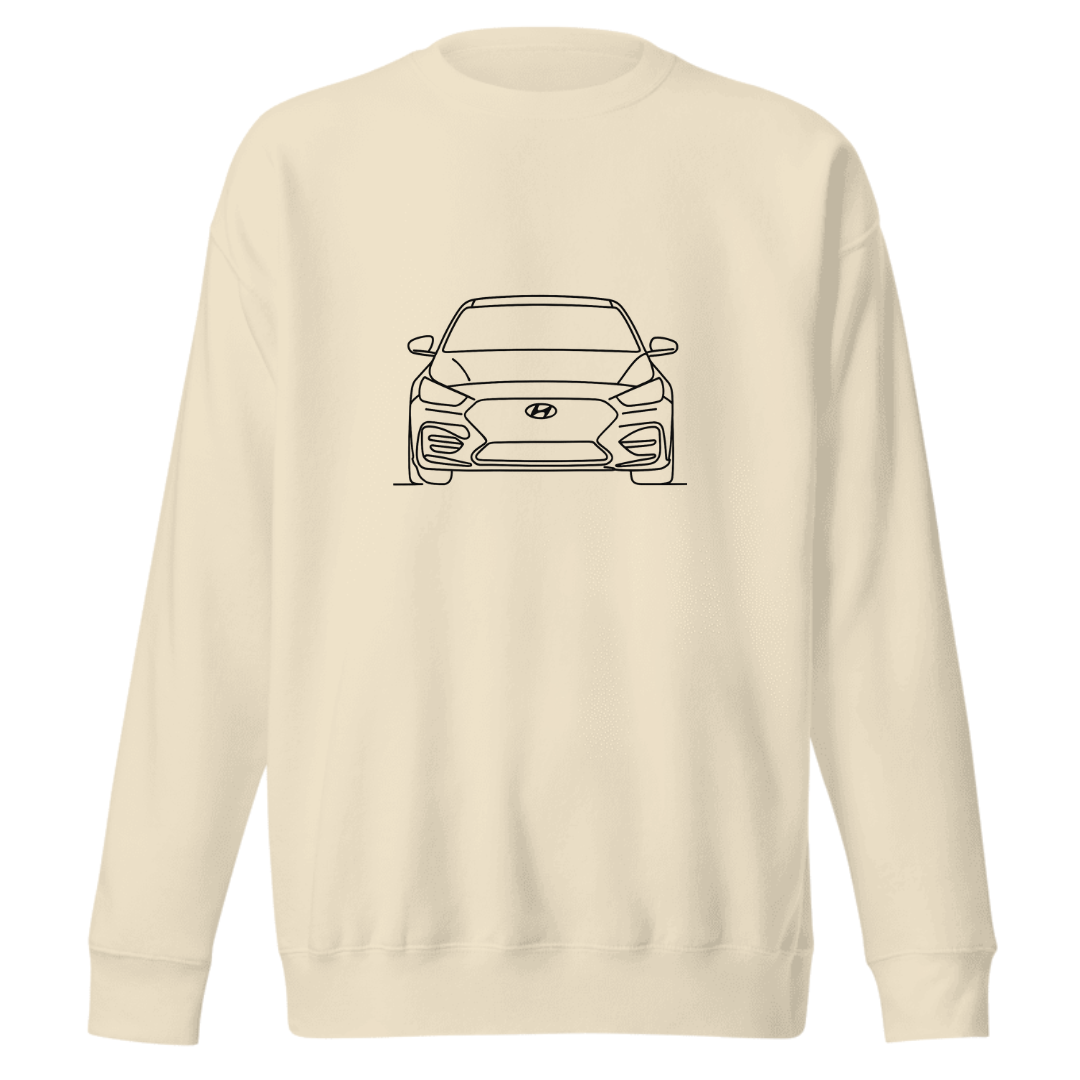 NAISKA Hiunday I30N Line-Art Premium Sweatshirt