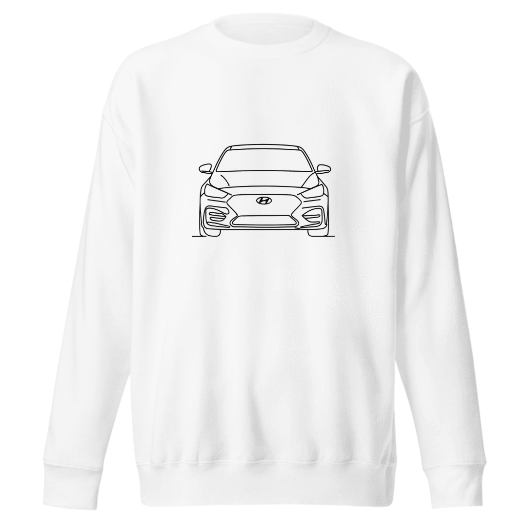 NAISKA Hiunday I30N Line-Art Premium Sweatshirt