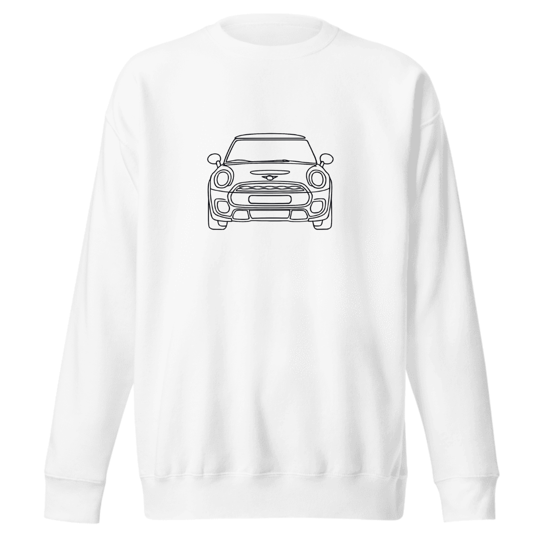 NAISKA Mini Cooper John Cooper Works Line-Art Premium Sweatshirt