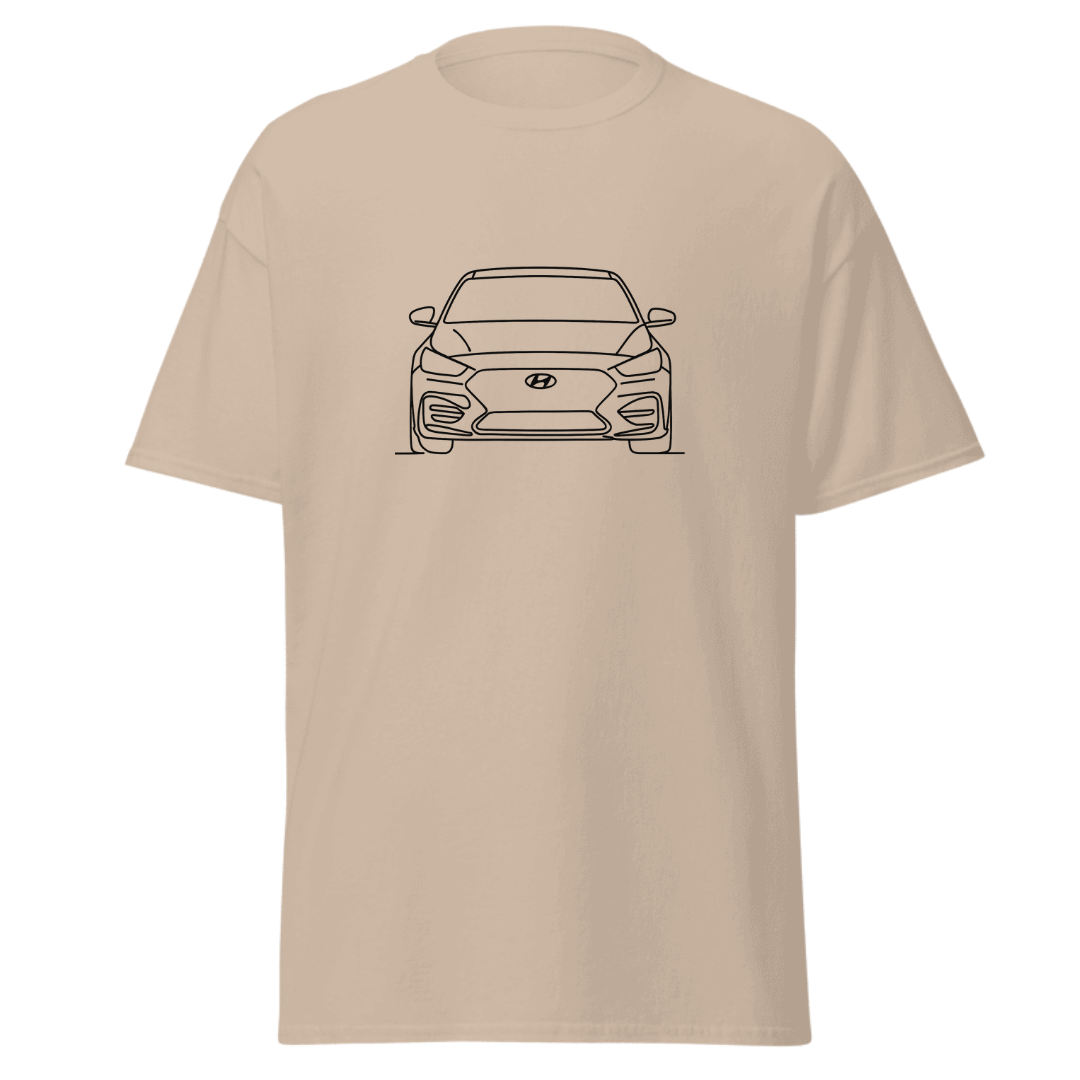NAISKA Hiunday I30N Line-Art Unisex T-Shirt