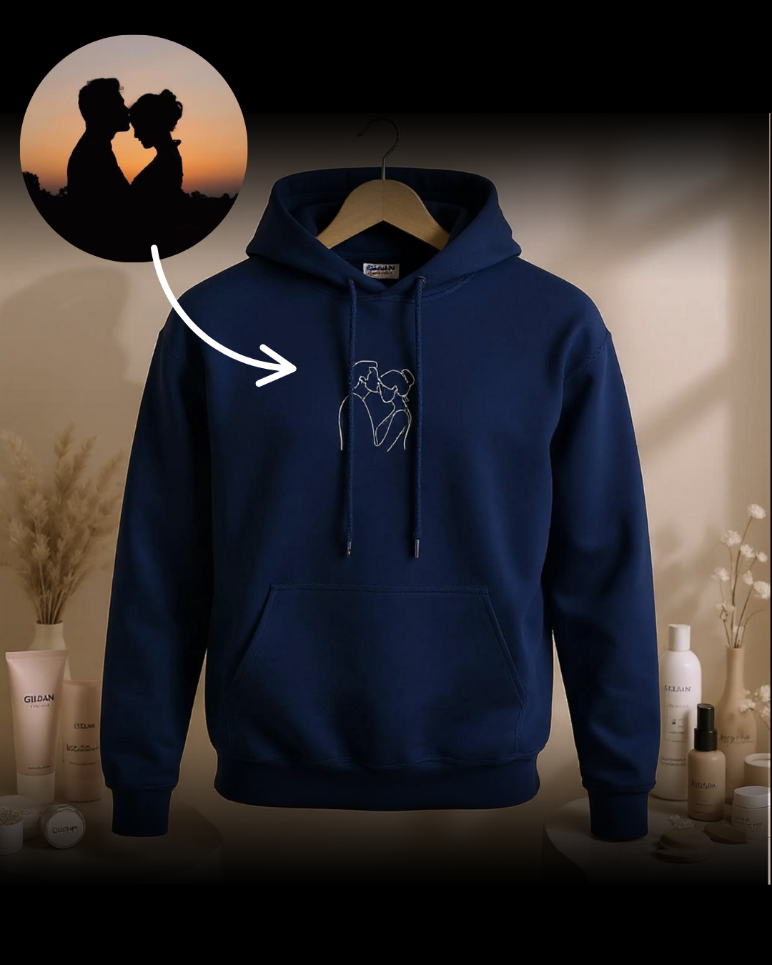 Customised Embroidered or Printed Premium Hoodie