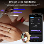 Smart Ring with Charging Case for Men & Women