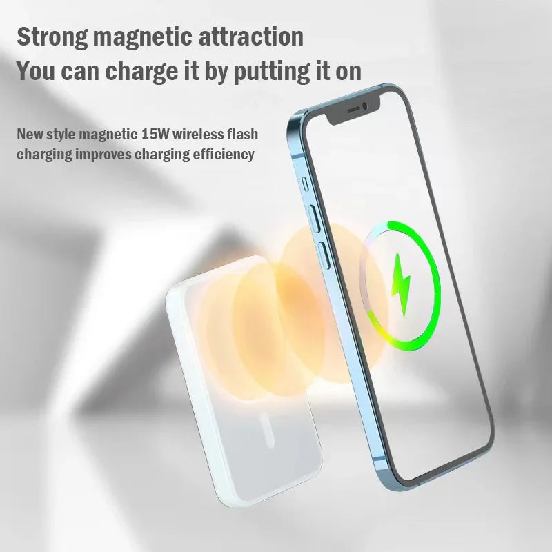 High Quality Fast Charging,  Magnetic & Wireless Power Bank