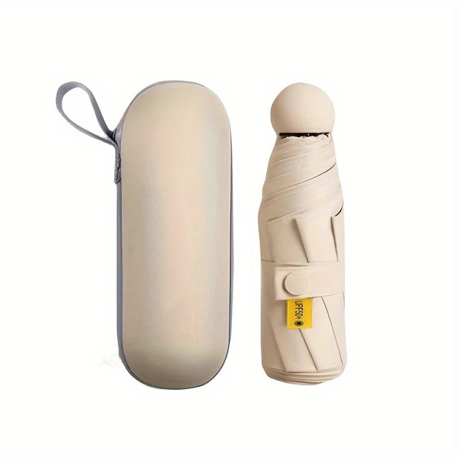 Portable Anti-Uv Mini Umbrella For Sunny And Rainy Days