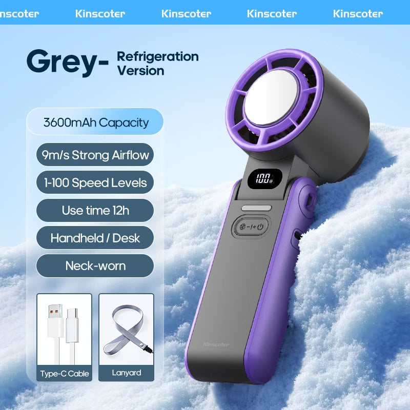 Rechargeable Electric Turbo Hand Fan