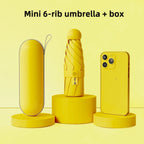 Portable Anti-Uv Mini Umbrella For Sunny And Rainy Days
