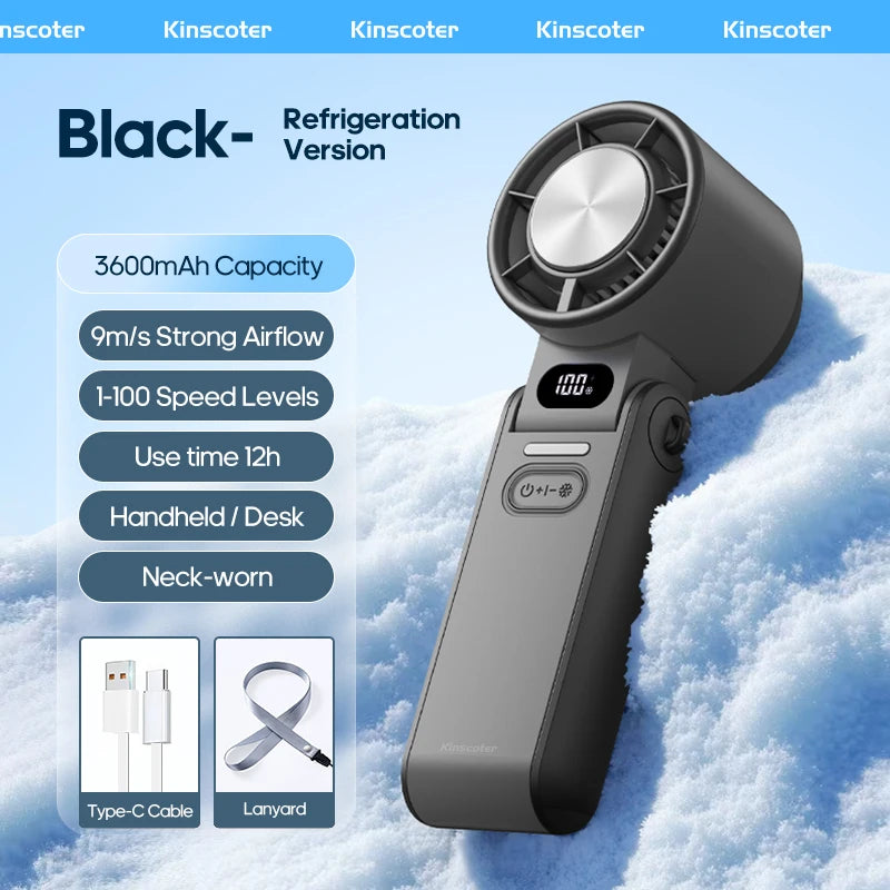 Rechargeable Electric Turbo Hand Fan