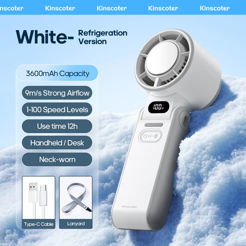 Rechargeable Electric Turbo Hand Fan