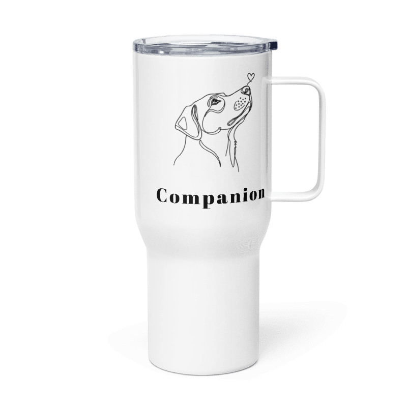 Custom Pet Line-Art Travel Mug
