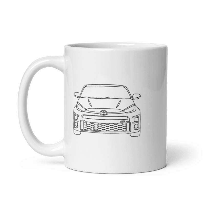 NAISKA Toyota Yaris GR Line-Art Mug