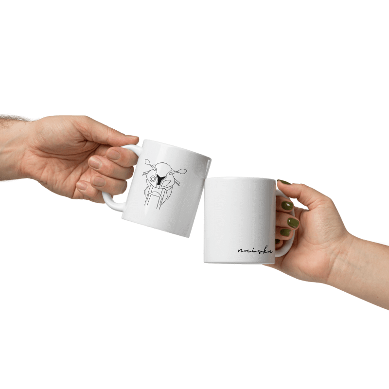 NAISKA BMW S1000 RR Line-Art Mug